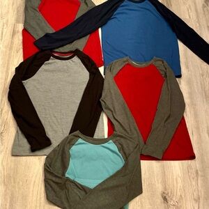 Sonoma Kids Long Sleeve EverydayTees - Set of 5 Great condition.